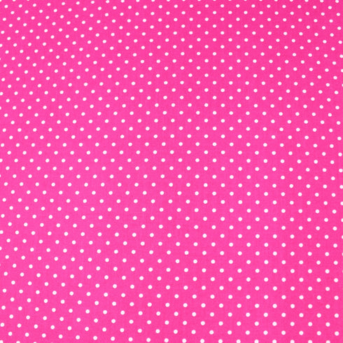 100% Cotton Poplin - Polka - 20 Colours