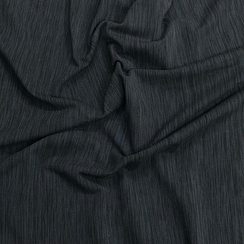 3 Metre Luxurious Soft Viscose Jersey - 55"-  (Black)