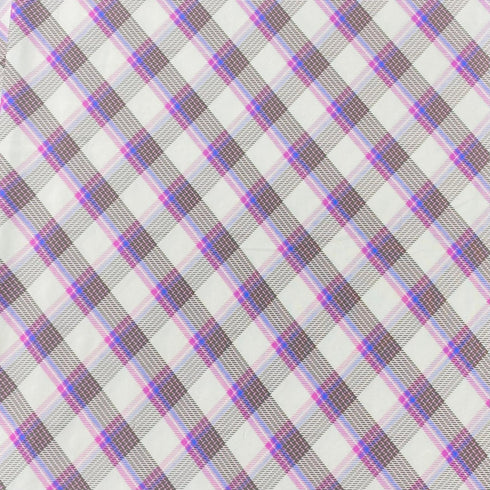 3 Metre Luxurious Soft Viscose Jersey - 60"-  (Checks)