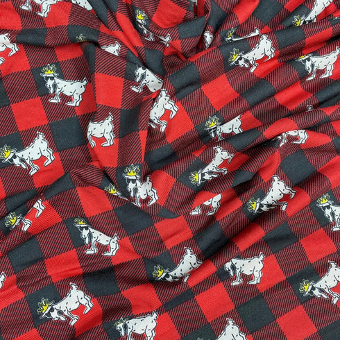 3 Metre Luxurious Soft Viscose Jersey - 60"-  (Red)