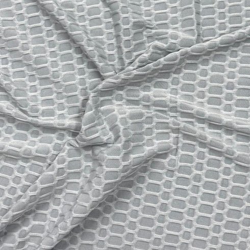 3 Metre Luxurious Winter Dobby Jersey - 60"-  (Grey)