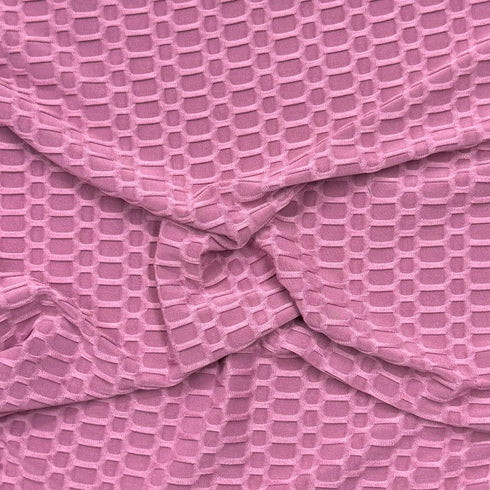 3 Metre Luxurious Winter Dobby Jersey - 60"-  (Mauve)