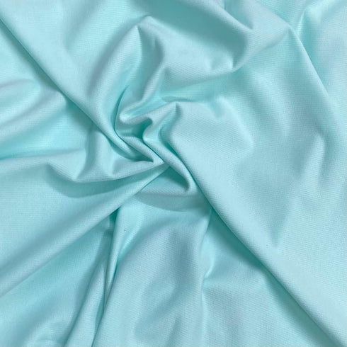 3 Metres, Heavy-Weight Cotton Sweatshirt Jersey 55” Wide (Mint)