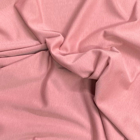 3 Metres, Heavy-Weight Cotton Sweatshirt Jersey 55” Wide (Mauve)