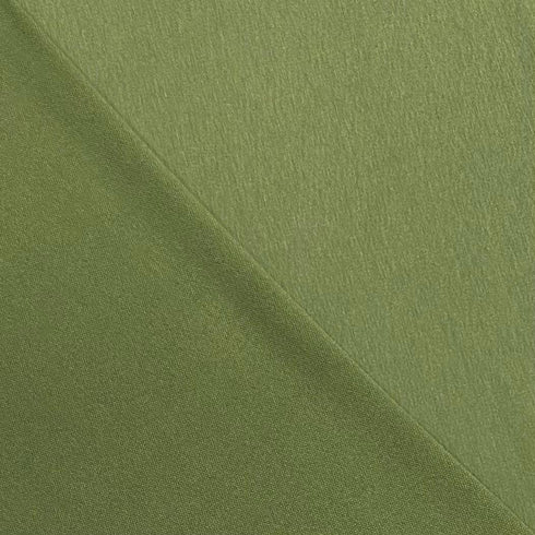 3 Metres, Heavy-Weight Cotton Sweatshirt Jersey 55” Wide (Olive)