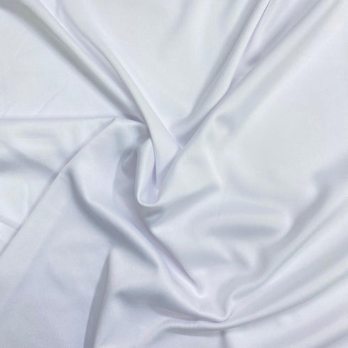 3 Metres Luxurious Polyester Jersey- 58'' Wide (White)