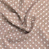 3 Metres Luxury Printed Chiffon- 55" Wide- (Brown Polka)