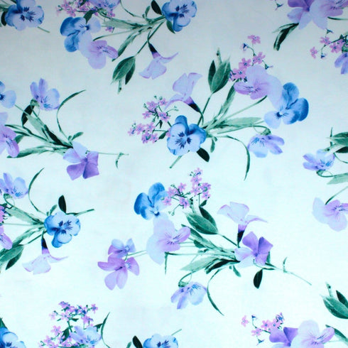 3 Metres Luxury Soft Ponte Scuba - 55" Wide (Ditsy)