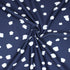 3 Metres Luxury Soft Ponte Scuba - 55" Wide (Spots Navy)