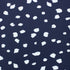 3 Metres Luxury Soft Ponte Scuba - 55" Wide (Spots Navy)