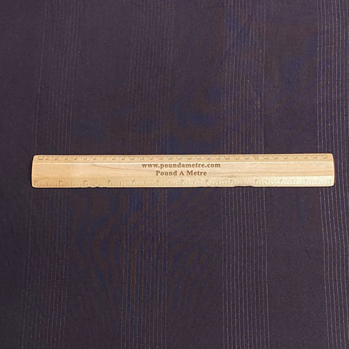 3 Metres Premium Dressmaking Stripe Rayon 45" Wide (Grape)