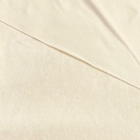 3 Metres Premium Terry Velour Fabric - 60″ Wide (Cream)