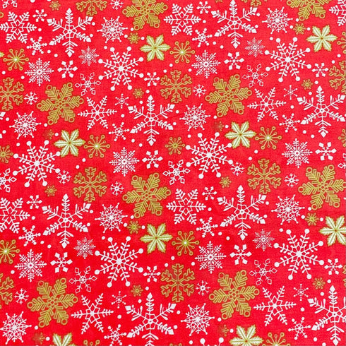 3 Pieces Bundle Super Soft Christmas Print Poplin Cotton - 45" Wide (Stars Bundle)