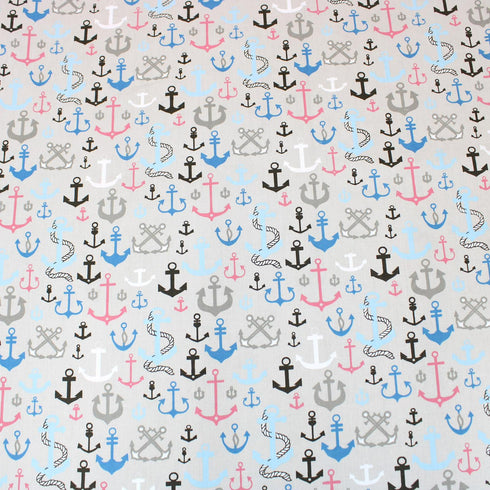 3 Metre Premium Eco-Cotton 45" Wide - Light Grey Anchor