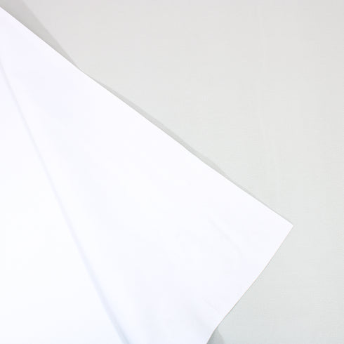 3 Metre, Premium Quality Suede PVC, 'White' - 55" Wide