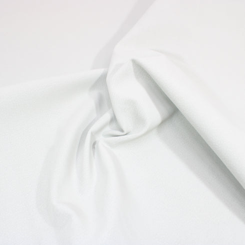 3 Metre, Premium Quality Suede PVC, 'White' - 55" Wide