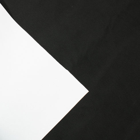 3 Metre, Premium Quality Suede PVC, 'Black' - 55" Wide