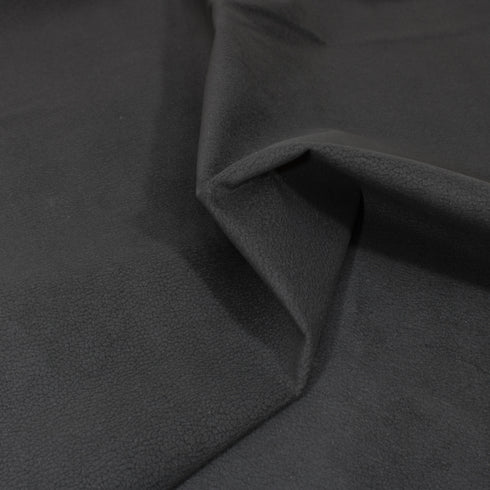 3 Metre, Premium Quality Suede PVC, 'Black' - 55" Wide