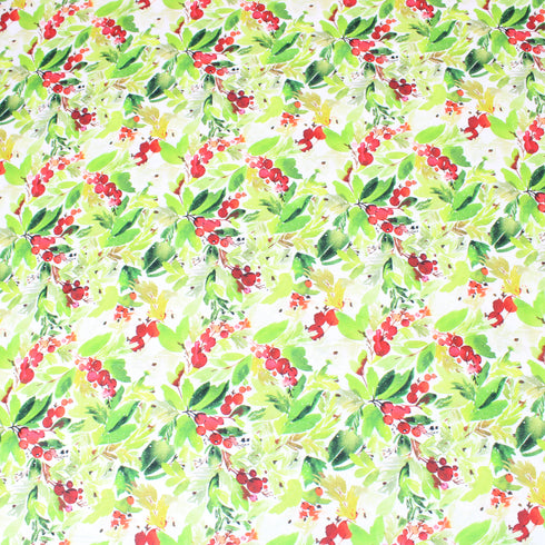 Sold Per Metre, Premium Quality Printed Digital Cotton, 'Christmas ' - 45" Wide