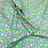 3 Metres Floral Cotton Poplin - 63" Wide - Teal