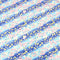 Premium Gold Foil 100% Cotton - 55" Wide - BLUE & PINK