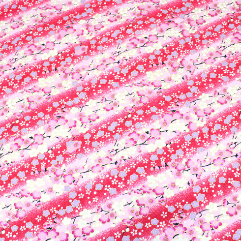 Premium Gold Foil 100% Cotton - 55" Wide - PINK