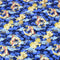 Premium Gold Foil 100% Cotton - 55" Wide - Blue