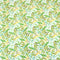 3 Metres Floral Cotton Poplin - 63" Wide - SKY BLUE