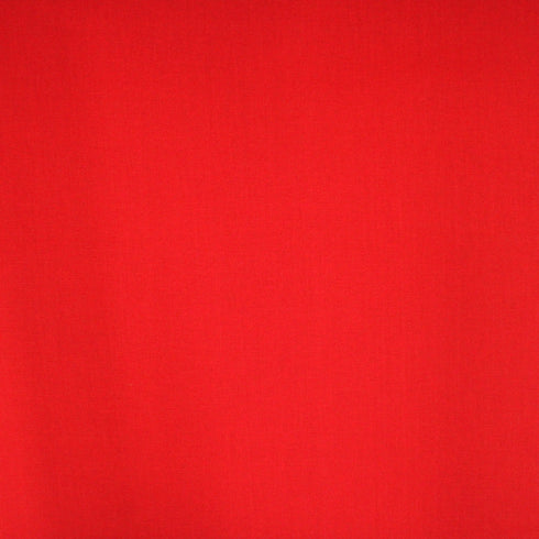 Luxury Plain 100% Cotton - 58" Wide- Red