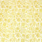 3 Metres Gold Foil Cotton Lawn, 'Liberty Inspired Yellow Floral' - 58" Wide