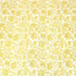 3 Metres Gold Foil Cotton Lawn, 'Liberty Inspired Yellow Floral' - 58" Wide