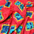 3 Metres Tribal Printed Rayon - 55" Wide - Red