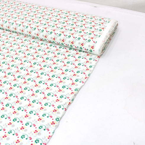 Sold Per Metre, Premium Quality Printed Digital Cotton, 'Ditsy' - 45" Wide