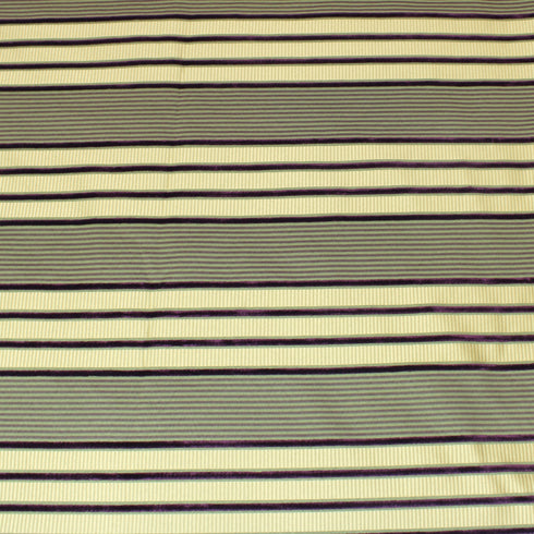 3 Metres Premium Quality Stretch Striped Velvet - 55" Wide - Light Brown