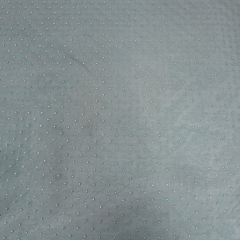 Per Metre Sequin Embroidered Organza - 45" Wide Dark Green