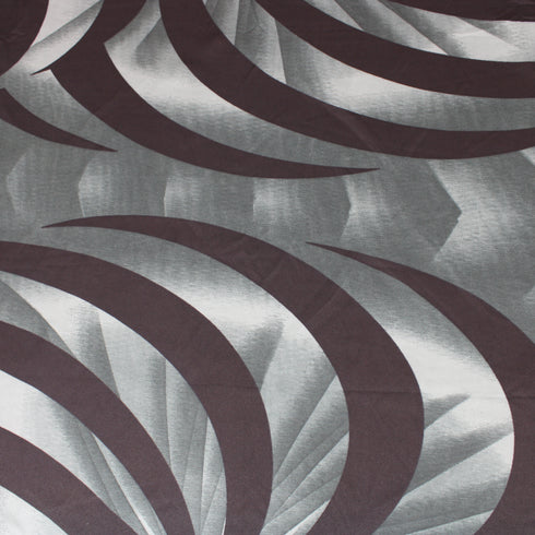 3 Metres Floral Soft Poly-Jersey 55" Wide Abstract - Dark Green