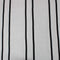 3 Metres Premium Quality Stripped Jersey - 55" Wide - Grey & Black