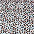 3 Metres Peach Skin Animal Print - 55" Wide - Orange & White Leopard