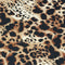 3 Metres Peach Skin Animal Print - 55" Wide - Dark Brown Leopard