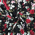 Per Metre Premium Cotton Lawn - 55" Wide - Black Roses