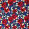 Per Metre Premium Cotton Lawn - 55" Wide - Navy Roses
