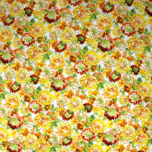 Per Metre Premium Cotton Lawn - 55" Wide - Sunflower