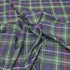 Per Metre, Polycotton Viscose Tartan, 'Green' - 55" Wide