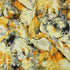 3 Metres, Luxury Printed Viscose, - 55" Wide - Yellow Tie-Dye