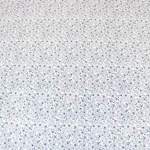 3 Metres 100% Premium Paisley Printed Cotton - 60" Wide - Pale Green