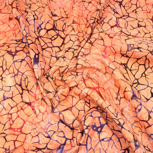 Premium Quality 100% Cotton Bali Batik - 45" Wide - Fire