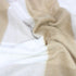 3 Metres Luxury Poly Wool Fabric - 55" Wide - Brown & White