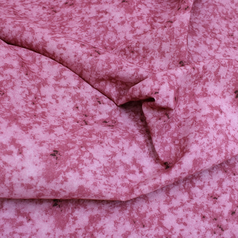 3 Metres, Printed Furnishing Cotton Feel, 'Magenta Purple Tie Dye' - 55" Wide