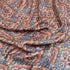 3 Metres Printed Cashmere Effect Fabric, 'Orange Baroque'- 45" Wide