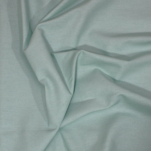 Per Metre Plain Cotton Canvas, 'Pale Green' - 55" Wide